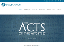 Tablet Screenshot of gracechurchcc.com